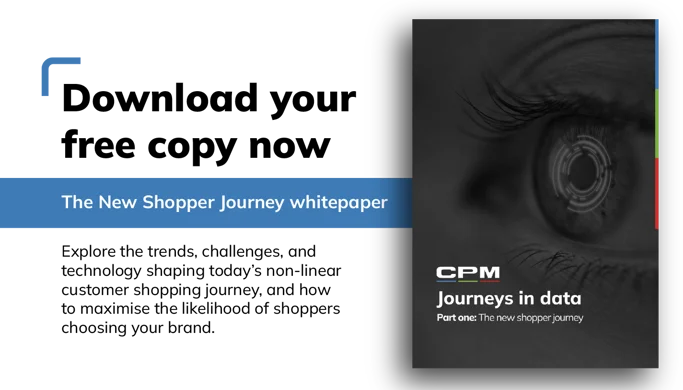 Our new white paper 'Journeys in data: The new shopper journey