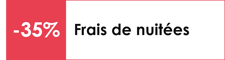 Fraise de nuitees percentage